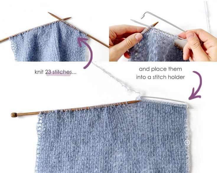 the instructions for how to make a knitted wall hanging