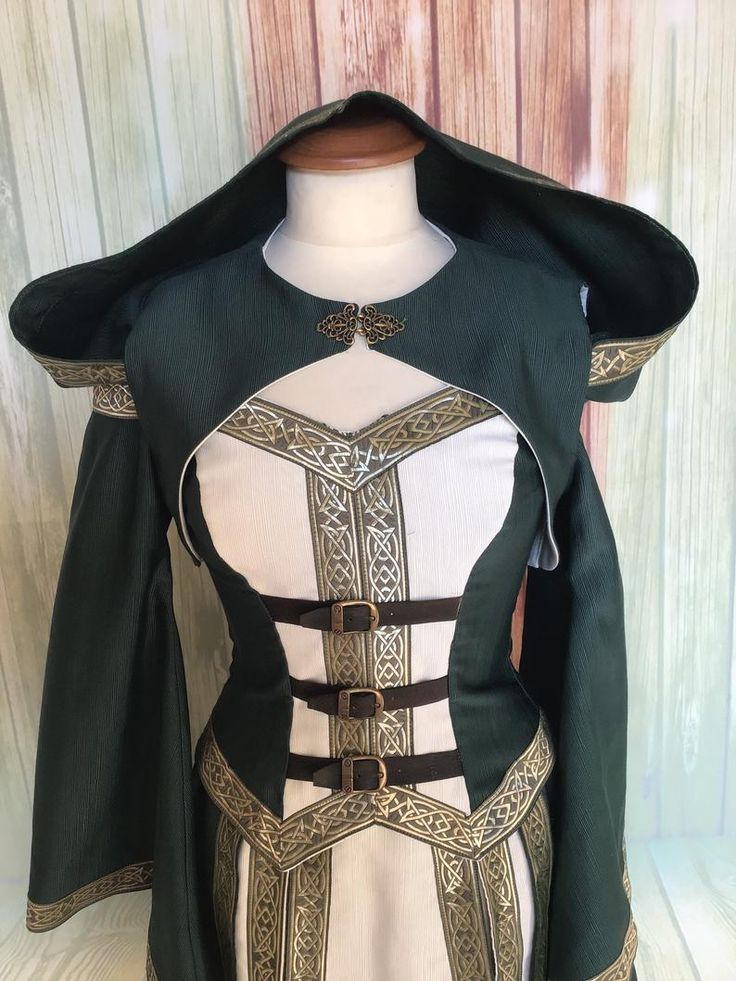 Celtic dress for larp fantasy | Etsy Elven Medieval Dress For Cosplay Events, Fitted Elven Style Cosplay Costume, Warrior Style Cosplay Costume For Larp Events, Steampunk Cosplay Costume For Fantasy Events, Warrior Cosplay Costume For Larp Events, Gothic Cosplay Costume For Medieval Festivals, Fantasy Medieval Dress With Historical Design For Cosplay, Fitted Elven Medieval Dress For Cosplay, Fantasy Medieval Dress For Cosplay With Historical Design