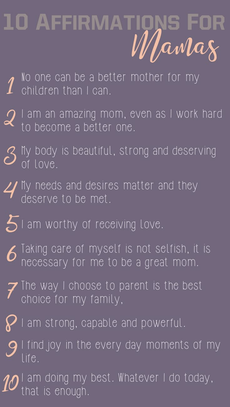 Mom Positive Affirmations, Mom Self Love Quotes, Your Doing Good Mom Quotes, Mama Knows Best Quotes, Daily Affirmations For Stay At Home Moms, Parent Affirmations Mom, Positive Motherhood Affirmations, Positive Mama Quotes, Positive Affirmation For Moms