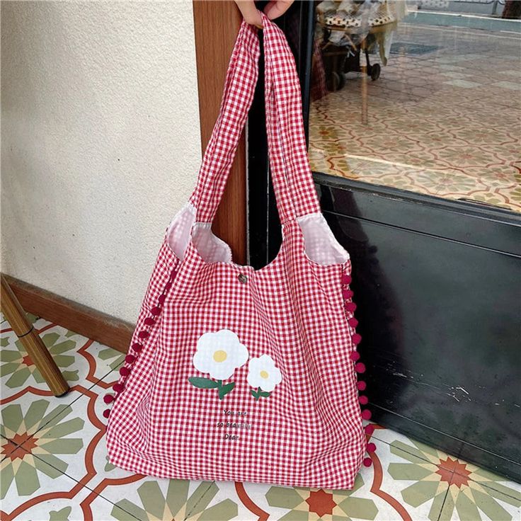 UAKISS - Original Design Women Shoulder Bag Fashion Shopping Bags For Ladies Classic Female Handbags Casual Tote Cute Girls Handbag Woven Beach Bags, Bags For Ladies, Silver Handbag, Soft Pattern, Floral Interior, Girls Handbags, Women Shoulder Bag, Floral Bags, Handbags Casual