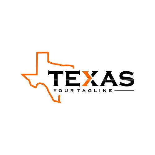 the logo for texas your tailline, which is an orange and black outline on a white background