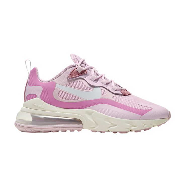 Find NIKE Wmns Air Max 270 React ' Foam on Editorialist. Wmns Air Max 270 React 'Pink Foam' Air Max 270 React, 270 React, Air Max 270, Air Max, Top Brands, Nike, Luxury Fashion, Pink