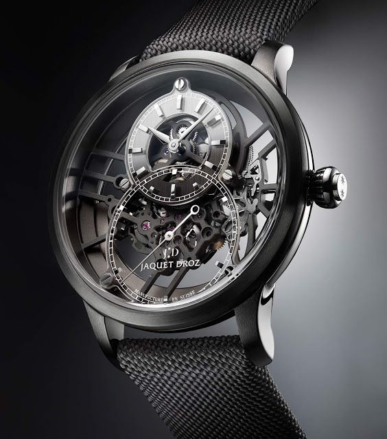 Jaquet Droz Grande Seconde Skelet-One Watch Making, Skeleton Watches, Boys Toys, Gold Models, Watches Unique, Man Style, Bracelet Cuir, Gold Hands, Men's Watches