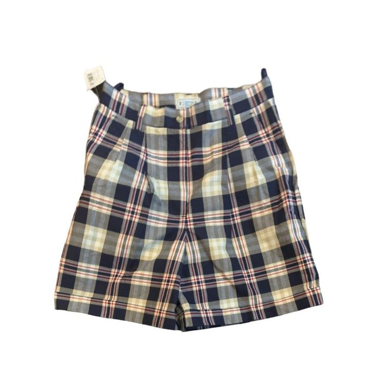 10 Izod Women's Plaid Vintage 1980s Golf Shorts New Cream Navy 100% Cotton Measurements Taken With Garment Laid Flat Waist. 14" Hip. 20.5" Rise. 14" Inseam. 6.5" High Waist Bottoms For School In Summer, High-waisted Bottoms For School In Summer, High-waisted Bottoms For School Summer Season, Retro Bottoms For School In Spring, High Waist Shorts For School In Spring, High Waist Shorts For School During Spring, High Waist Shorts For Spring School Season, Retro School Bottoms For Spring, Preppy Summer Shorts For School