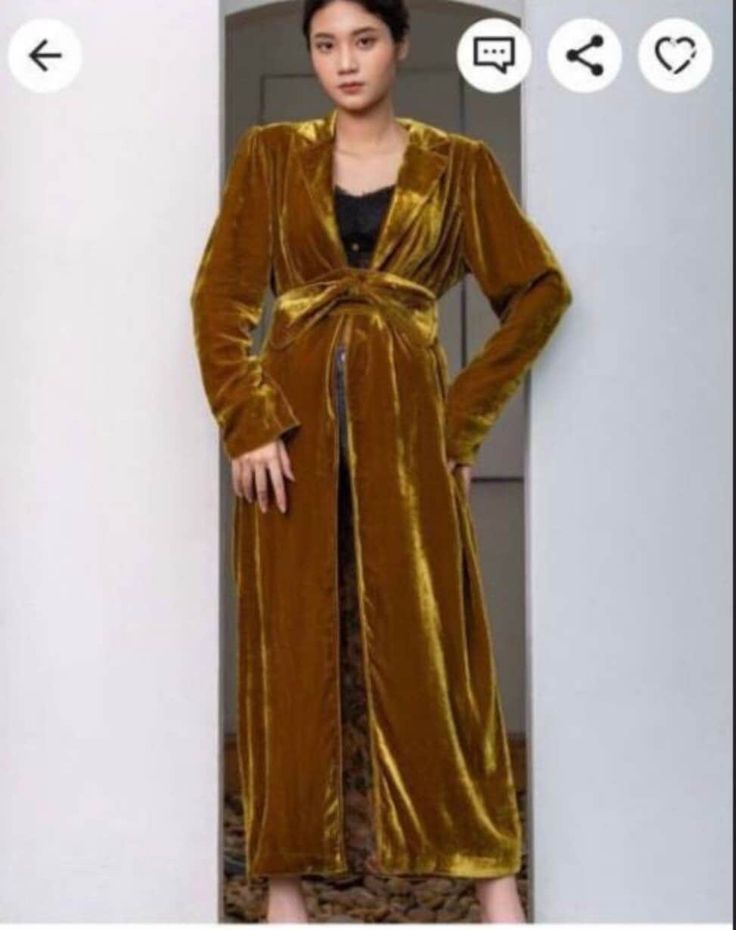 I will make your coat lined with silk in matching color with velvet Long Velvet Coat For Fall, Velvet Outerwear For Fall Party, Elegant Velvet Outerwear For Winter, Elegant Velvet Winter Outerwear, Elegant Velvet Outerwear For Party, Long Fall Party Outerwear, Elegant Velvet Party Outerwear, Formal Winter Outerwear With Open Front, Formal Open Front Outerwear For Winter