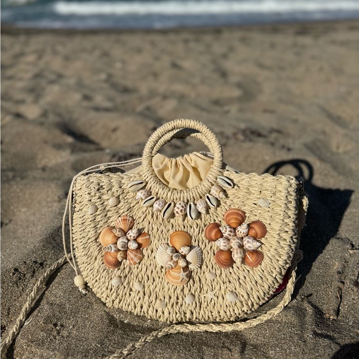 This Elegant Beach Handbag Is Perfect For An Outfit Or To Go Out For Dinner. You Will Get Many Compliments. Great For Gift Giving It Is 100% Handmade. Straw Material Comes With A Removable Chain. Size Bag Length:13 Inch, Bag Width:3.1 Inch, Bag Height:8.3 Inch, Handle Height:3.9 Inch, Strap Length:47.2 Beige Pouch Shoulder Bag For Beach, Summer Beach Pouch Shoulder Bag, Beige Pouch Bag For Beach, Beach Season Shoulder Bag Pouch, Beige Pouch Bag For The Beach, Pouch Beach Bag With Adjustable Strap For Vacation, Beach Bag Pouch With Adjustable Strap For Vacation, Vacation Beach Bag Pouch With Adjustable Strap, Adjustable Strap Pouch Beach Bag For Vacation