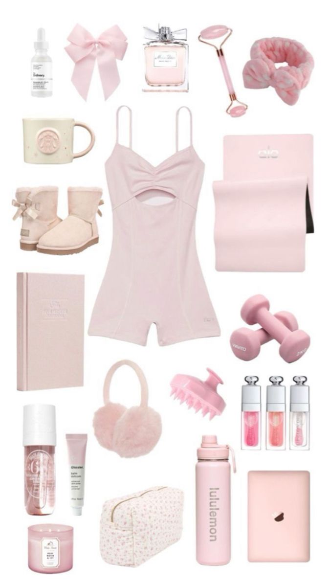 Girly Gym Outfits, Girly Workout Outfits, Workout Aesthetic Pink, Ballet Wishlist, Pilates Princess Outfit, Lucy Aesthetic, Pink Workout Outfit, Princess Aesthetic Outfits, Pink Pilates Princess Aesthetic