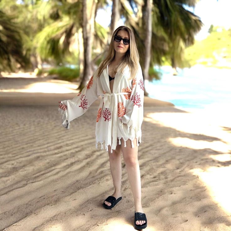 *The peshtemal beach wear  produced from 100% organic cotton. *Suitable for indoor and outdoor using. You can use it as bath robe also. *100% handmade *There is one pocket on right side of cover-up. BEACH ROBE  Length: 105 cm/ 41,3'' Width: 70 cm/ 27,5'' Care and Washing Instructions -Machine wash max 30 degrees.(Celcius) -Tumble dry is possible. -Do not bleach. Cotton Beach Cover-up For Beach Season, Summer Cotton Cover-up For Vacation, Summer Cotton Beach Cover-up, Cotton Beach Season Cover-up For Vacation, Beach Season Cotton Cover-up For Vacation, Cotton Summer Cover-up For Beach Season, Beachy Cotton Cover-up For Vacation, Summer Beach Season Relaxed Fit Cover-up, Relaxed Fit Summer Beach Cover-up