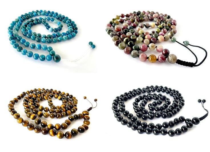 Handmade in Rochester Hills - Michigan, using only high quality natural 8MM gemstones that are sourced ethically (and we put extra effort to keep it that way ). WATERPROOF and  KNOTTED between each bead.  We ship within 1-2 business days. * Gemstone: Please choose your gemstone. * Bead size: 8 mm * Circumference Length: 39 inches + 2 inches adjustable * Number of gemstones: 108 beads + 1 guru bead * Knotted * Wear this Mala as a bracelet or as a necklace. Gemstone description card included. Mantra card included.  ♥ Practice your Mala meditation daily, weekly, monthly or whenever you feel that your body and mind are in need of clarity, peace and an escape from the hustle and bustle of the busy world. ♥ Please Note: All metaphysical or healing properties information listed has been collected Adjustable Gemstone Round Beads, Adjustable 108 Beads For Jewelry Making, Casual Adjustable Beaded Necklaces With 8mm Beads, Adjustable 8mm Beads For Jewelry Making, Rochester Hills Michigan, Healing Beads, Men Yoga, Yoga Beads, Mala Meditation