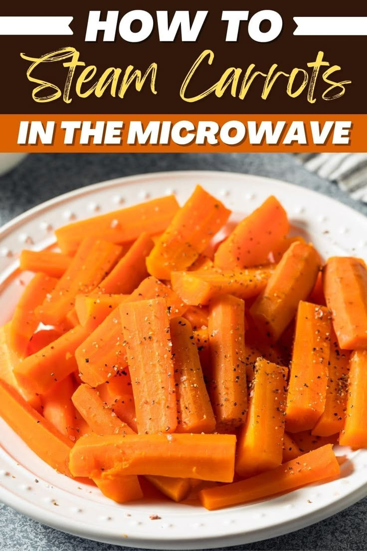 how to steam carrots in the microwave