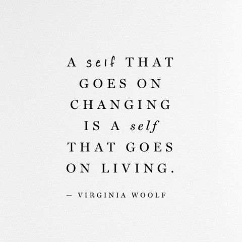 a quote from virginia wool about living