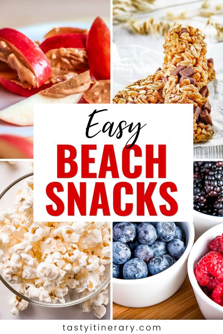 easy beach snacks are great for the whole family