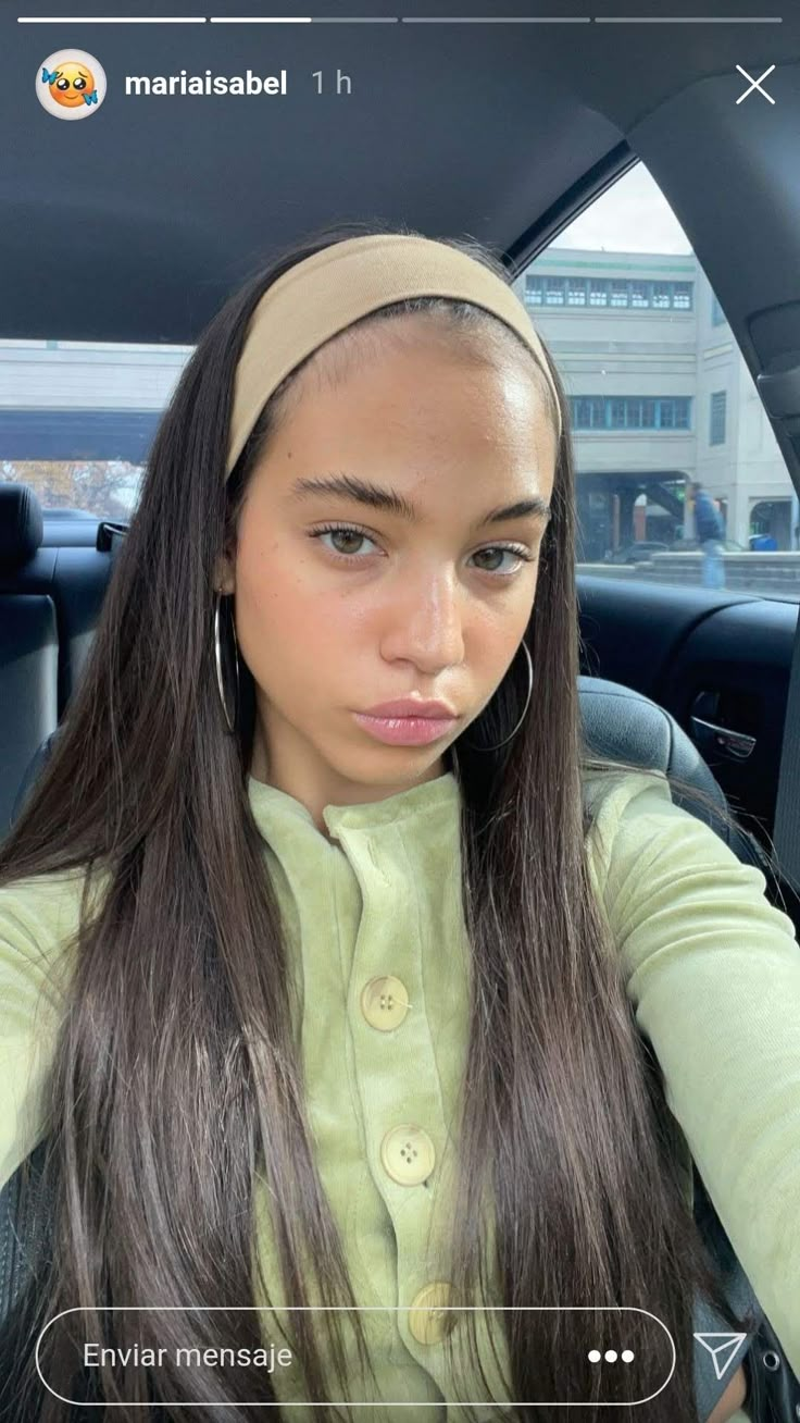 Maria Isabel, Sport Hair, Hair Stylies, Boho Hairstyles, Aesthetic Hair, Mode Inspiration, Clean Girl, Headband Hairstyles, Pretty Hairstyles