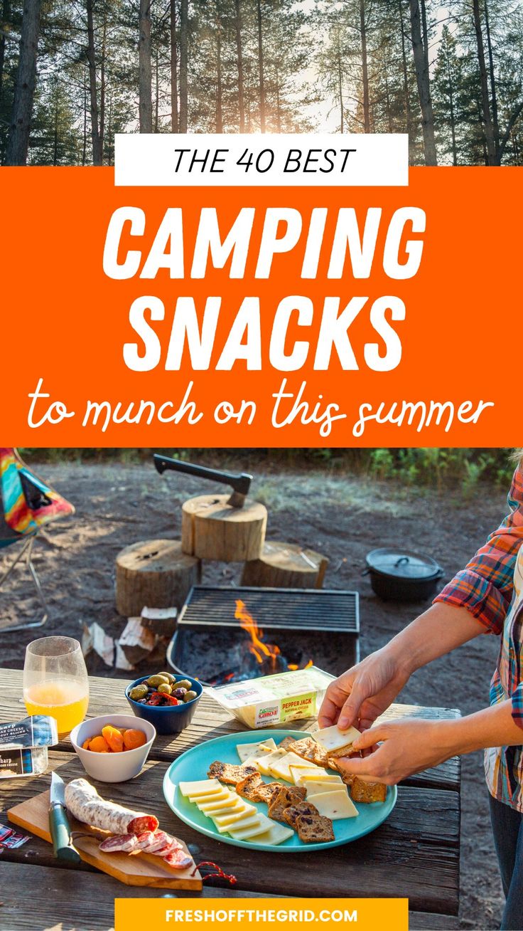 the best camping snacks to munch on this summer