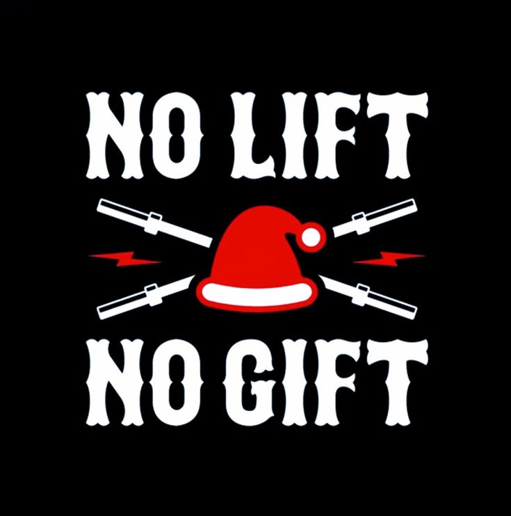 No Lift No Gift, Gym Christmas Decorations, Holiday Fitness Motivation, Holiday Fitness Quotes, Gym Humor Hilarious, Crossfit Christmas, Gym Puns, Christmas Gym, Christmas Fitness