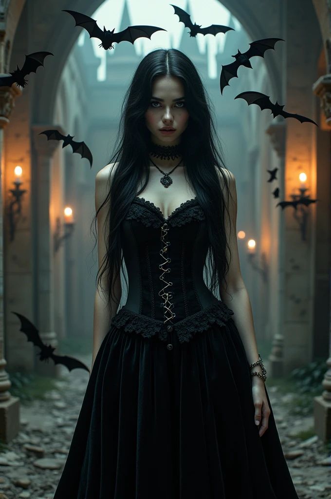 Dark Feminine Dresses, Beautiful Vampire Woman, Dark Fairy Aesthetic, Gothic Female, Gothic Halloween Costumes, Aesthetic Profile Picture Cartoon Soft, Fairy Cosplay, Gothic Girl, Gothic Looks