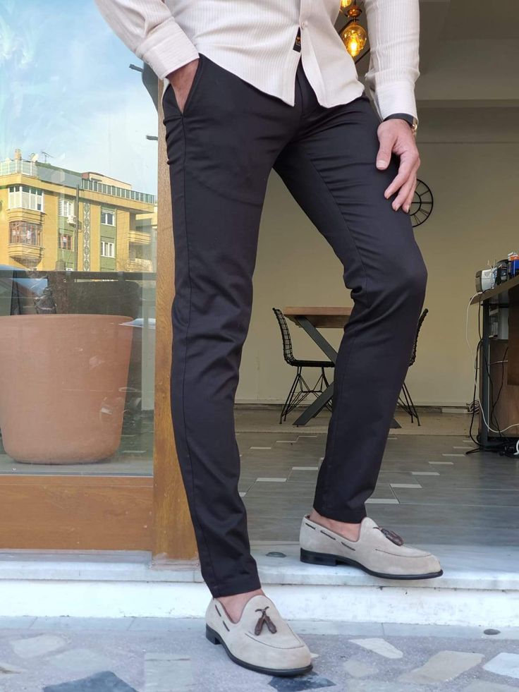 🔥 NEW COLLECTİON Collection : SPRİNG / SUMMER 21 Product : Jason Slim Fit Special Edition Black Cotton Pants Color code : BLACK Available Size : 29-30-31-32-33-34-36-38 Pants material : %97 Cotton , %3 lycra Machine washable : Yes Washing instructions : Wash separately to washFitting : Slim-fit Package included : Pants Black Dress Pants With Pockets For Business, Black Slim Fit Dress Pants With Pockets, Black Elastane Trousers, Black Slim Fit Ankle-length Dress Pants, Casual Semi-formal Straight Leg Pants, Black Slim Fit Work Pants With Pockets, Slim Fit Ankle-length Black Pants, Slim Fit Pants For Business Casual, Black Slim Fit Bottoms For Work