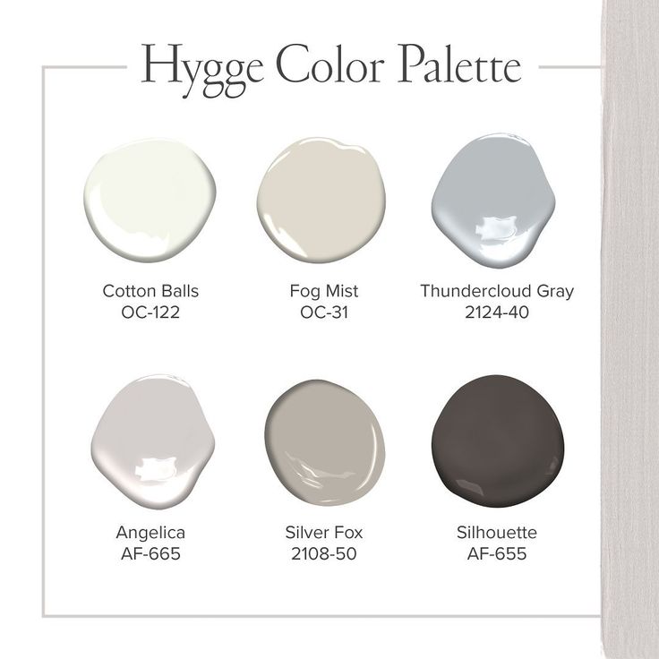 the different shades of gray paint are shown in this color guide for interior and exterior