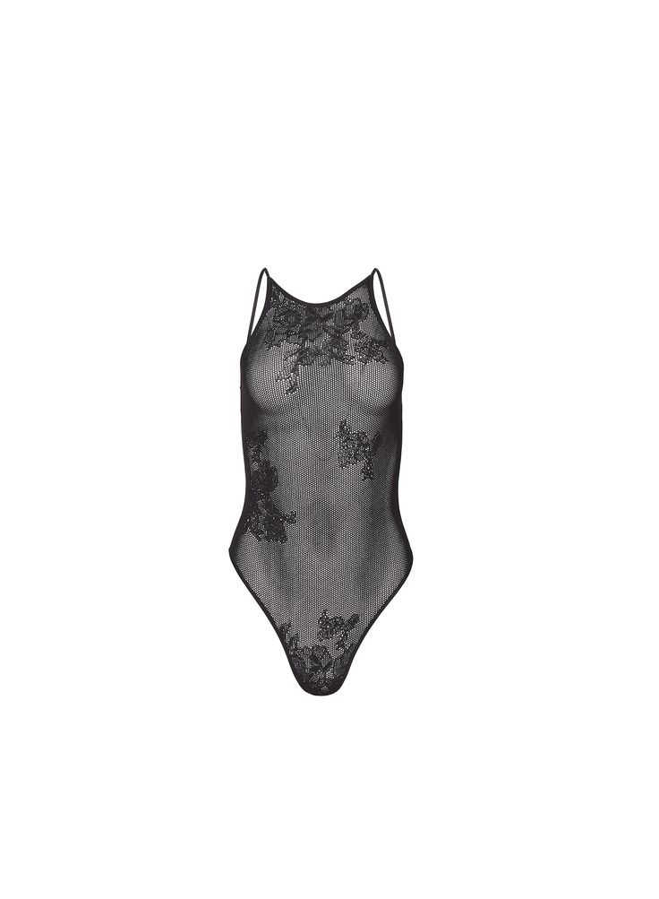 Our semi-sheer Lace Pointelle Racer Bodysuit, cut from soft stretch knit with pointelle detailing. Features perfectly placed florals for added coverage. Adjustable straps and cheeky back with bottom snap closure. Take it out layered over the Charlotte Convertible Strapless Bra and Seamless Thong. We recommend keeping this garment stored flat. Body: 70% Viscose, 29% Nylon, & 1% ElastaneHand wash cold & lay flat to dry. Model is wearing a size Small.https://cdn.shopify.com/videos/c/o/v/cd821884a7d Lace Bodysuit With Built-in Bra For Night Out, Lace Bodysuit With Spaghetti Straps For Summer, Elegant Sheer Nylon Bodysuit, Summer Lace Bodysuit With Spaghetti Straps, Summer Stretch Bodysuit With Lace Closure, Fitted Lace Bodysuit With Spaghetti Straps, Sleeveless Lace Bodysuit With Built-in Bra, Elegant Polyamide Bodysuit For Spring, Chic Polyamide Bodysuit For Spring