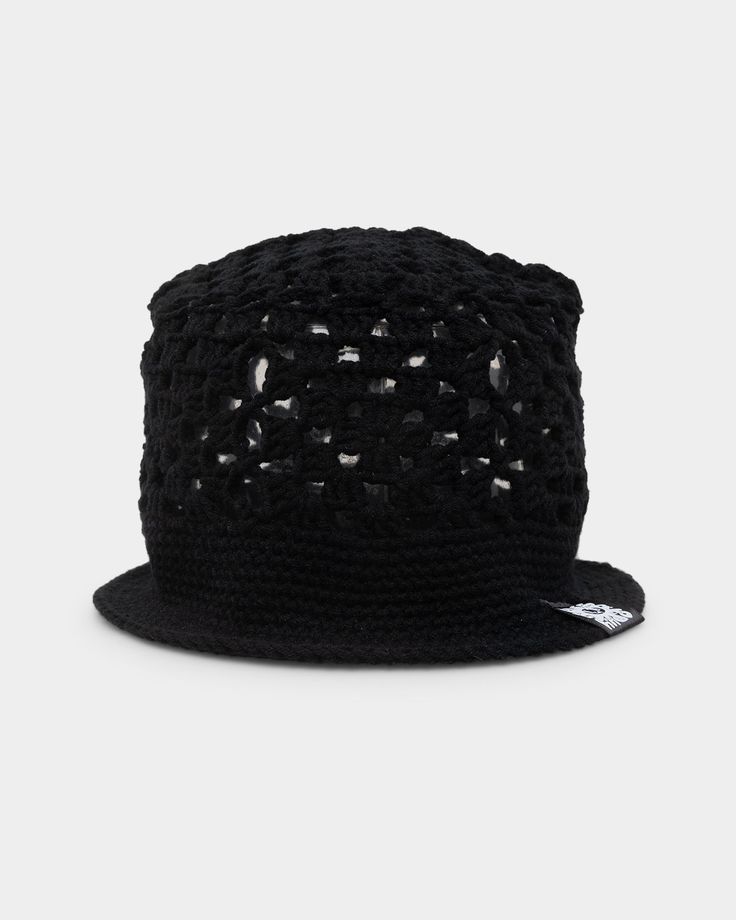 The summer vibes are high with Loiter. Get your hands on the Crochet Bucket Hat, made with crochet-knit designs and premium cotton, we've found your must-have from festivals to the beach. Cop it today at Culture Kings. - Crochet knit - Unstructured - Short, flat brim - Material: 100% Cotton - Colour: Black - Style: LTCROBUCKHAT Crochet Bucket Hat Black, Crochet Bucket, Bucket Hat Black, Crochet Bucket Hat, Boxing T Shirts, Culture Kings, Black Culture, Pumpkin Orange, Black Style