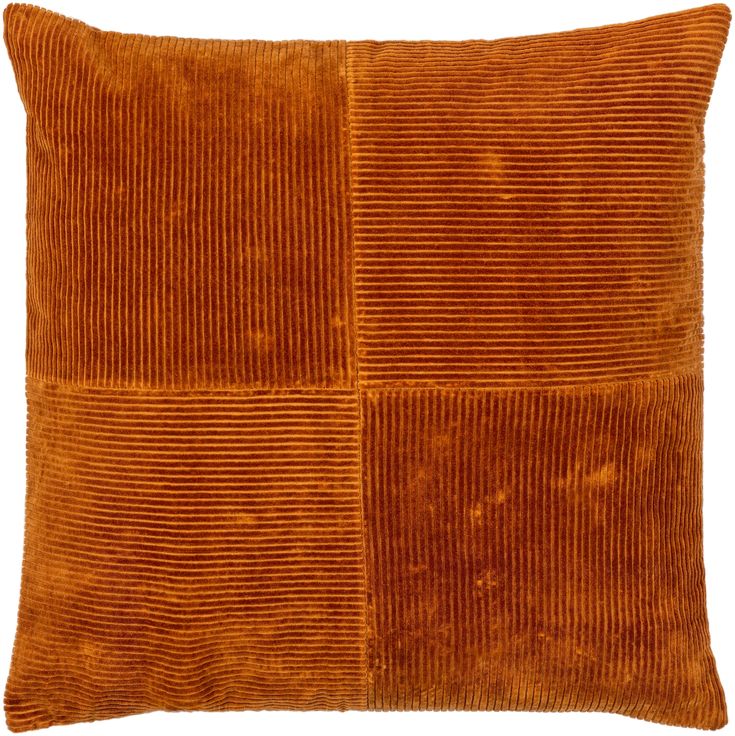 corduroy quarters pillow kit by surya cdq006 1818d 1 Funky Throw Pillows, Burnt Orange Pillows, Red Pillow Covers, Boho Chic Bedroom, Red Pillow, Orange Pillows, Pillow Texture, Red Pillows, Velvet Pillow