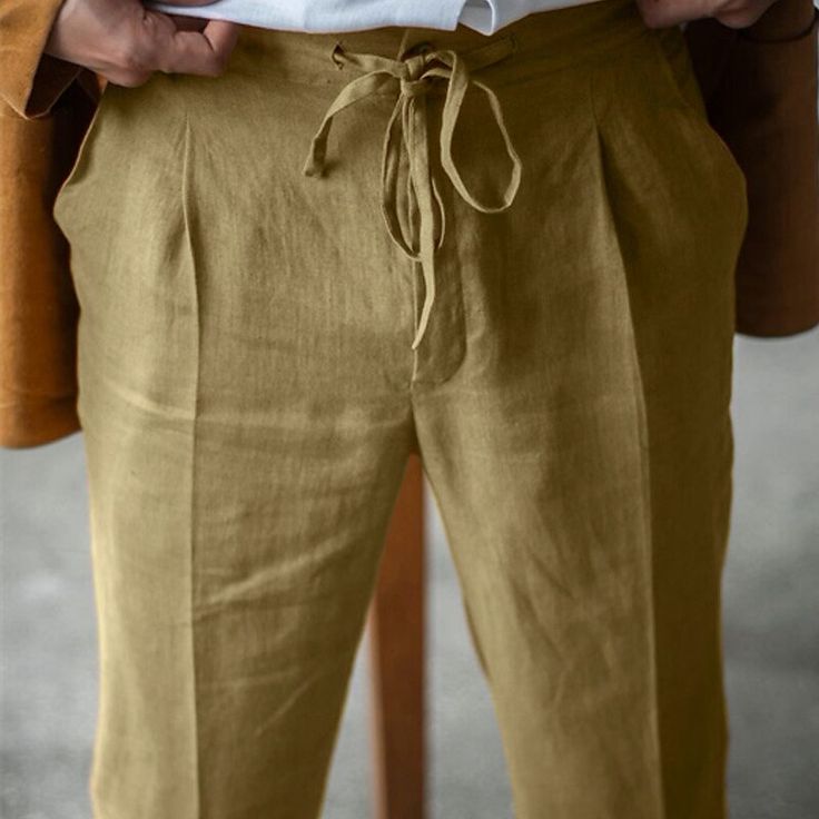 Season:Summer; Fabric:Linen Cotton Blend; Gender:Men's; Style:Fashion,Streetwear; Elasticity:Inelastic; Occasion:Casual,Beach,Daily,Holiday; Fit Type:Regular Fit; Function:Breathable,Soft; Waistline:Mid Waist; Pattern:Plain; Pants Type:Trousers,Summer Pants,Linen Pants,Beach Pants; Fly Type:Drawstring; Front page:FF; Listing Date:02/07/2023; Production mode:External procurement; Hips:; Length:; Waist:; Fit US Size:null; Fit UK Size:null; Fit EU Size:null; Print Type:3D Print Straight Leg Pants With Pockets For Beach Season, Casual High Waist Summer Harem Pants, High Waist Solid Color Pants For Vacation, Beach Harem Pants Non-stretch Straight Leg, Summer Casual High Waist Harem Pants, Summer Vacation Harem Pants With Pockets, Bottoms With Pockets For Beach Season, Non-stretch Beach Pants, Non-stretch Straight Leg Harem Pants For Vacation