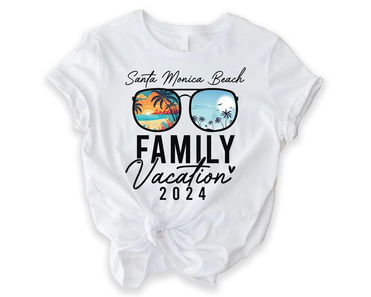 *All sales are final and we do not accept returns.If we make a mistake, we will send a replacement product. *The best way to get the size you need is to measure the one that best suits you or your child and get the same length and width using the size chart. Graphic Tee T-shirt For Family Vacation, White T-shirt For Family Beach Vacation, Short Sleeve T-shirt With Heat Transfer Vinyl For Summer, White Family Matching T-shirt For Beach, Family Vacation T-shirt With Custom Print, Short Sleeve T-shirt For Family Reunion In Summer, Summer Family Reunion Graphic Tee, Casual T-shirt For Family Reunion In Summer, Casual Summer T-shirt For Family Reunion