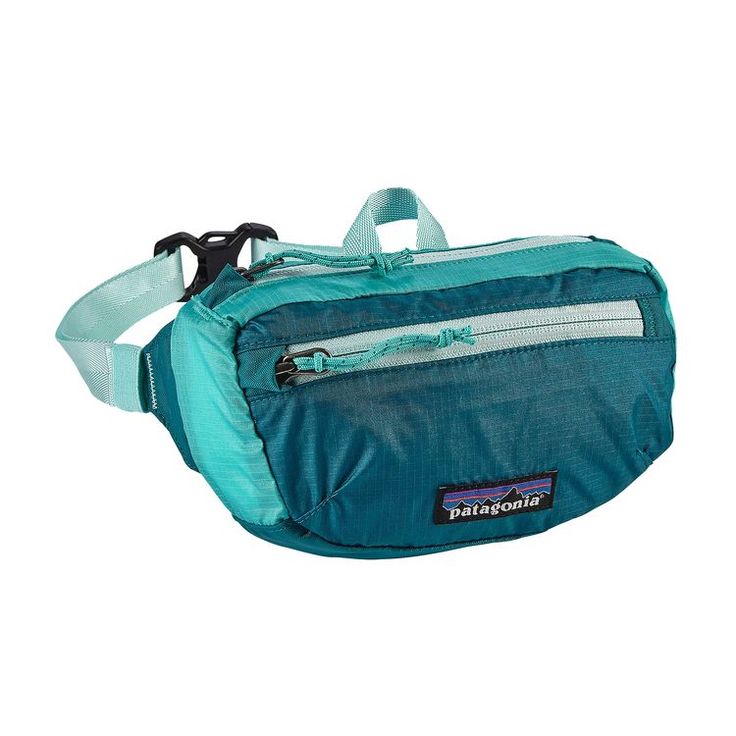 Lightweight Travel Mini Hip Pack, Strait Blue (STRB) Patagonia Functional Everyday Bag, Functional Patagonia Travel Bags, Functional Patagonia Outdoor Bags, Patagonia Nylon Travel Bag, Functional Blue Nylon Belt Bag, Functional Blue Belt Bag For Outdoor Activities, Patagonia Nylon Bag For Outdoor, Green Nylon Belt Bag For Everyday Use, Casual Blue Belt Bag For Outdoor