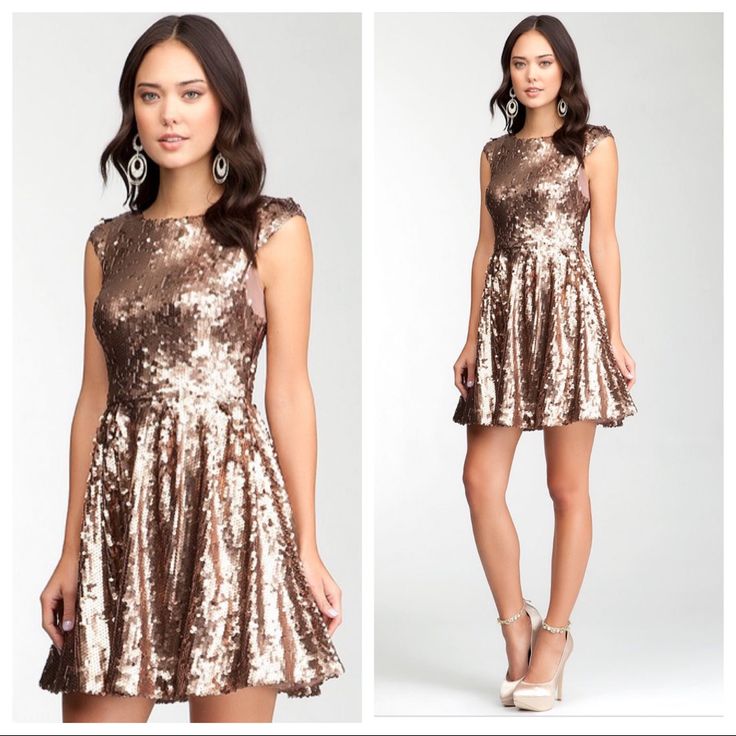 This Stunning Bebe Gold Sequin Dress Would Be Perfect For Any Winter Formal Event. Wear This To A Great Gatsby Themed Party And You’ll Look Like The Star Of Your Own Movie This Dress Has Been Individually Hand Embellished! Never Worn And Just Waiting For You! Holiday A-line Dresses With Sequins, Gold A-line Dress For Party, Gold A-line Party Dress, Glamorous Fit And Flare Dress For Party, Glamorous Fit And Flare Party Dress, Fitted Sleeveless Holiday Dress For Spring, Party Fit And Flare Mini Dress, A-line Party Dress With Sequins, Glamorous Gold A-line Dress