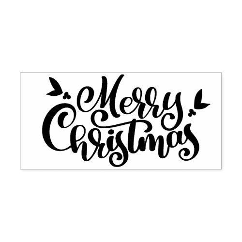 merry christmas lettering with an arrow in the middle and black ink on white paper,