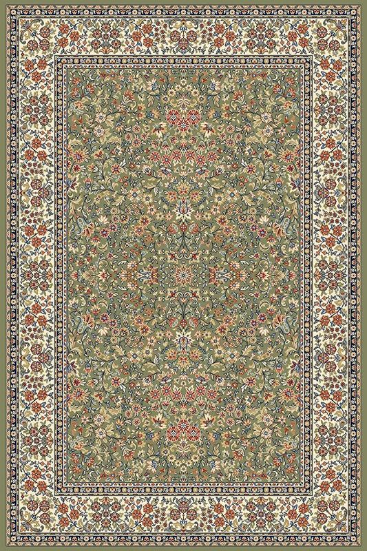 Rug Ancient Garden 57078-4444 Green/Ivory - NW Rugs & Furniture Vintage Rug 1stdibs, Authentic Vintage Rug, Indian Carpet Design, Ancient Garden, Motifs Art Nouveau, Indian Carpet, Dynamic Rugs, Persian Pattern, Rugs Usa