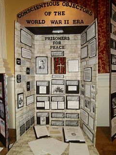 WWII Conscientious Objector 2 History Fair Boards, Poster Project Ideas, Trifold Ideas, History Fair Projects, Tri Fold Poster Board, Trifold Board, Tri Fold Poster, Beta Club, National History Day