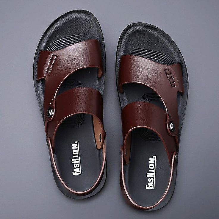 Category:Sandals; Upper Materials:Leather; Season:Spring,Summer; Gender:Men's; Size Suggestion:standard size, select your usual size; Style:Casual,Beach; Occasion:Daily; Function:Breathable; Listing Date:05/13/2024; 2024 Trends:Leather Sandals,Outdoor Slippers,Beach Slippers,Sporty Sandals Brown Synthetic Sport Sandals For Summer, Comfortable Slip-on T-strap Sandals For Beach, Brown Open Toe Sport Sandals For Vacation, Flat T-strap Sandals For Beach Vacation, Summer Non-slip Slip-on Slingback Sandals, Non-slip Slip-on Slingback Sandals For Summer, Summer Slip-on Slingback Sandals For Vacation, Leather Toe Post Sandals For Beach Season, Brown Slip-on T-strap Sandals For Summer