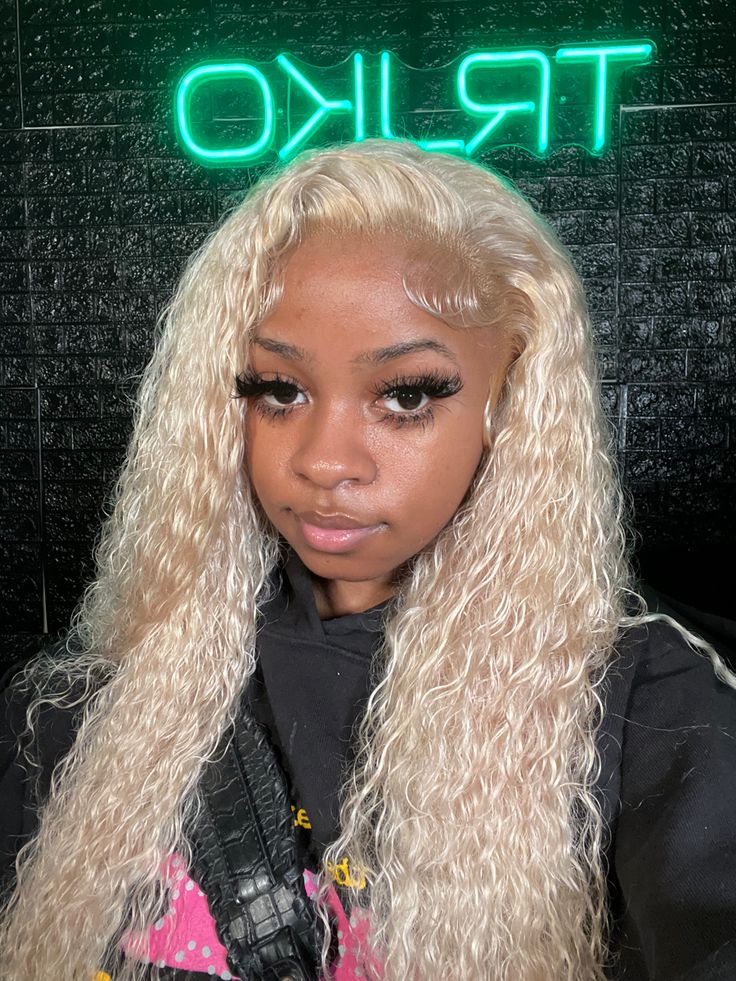 Blonde Wet And Wavy Wig Black Women, 613 Water Wave Wig, Blonde Water Wave Wig Black Women, 613 Deep Wave Wig Black Women, Deep Wave 613 Wig, 613 Buss Down, 613 Curly Wig Black Women, Blonde Wet And Wavy Lace Front Wig, Curly Blond Hairstyles