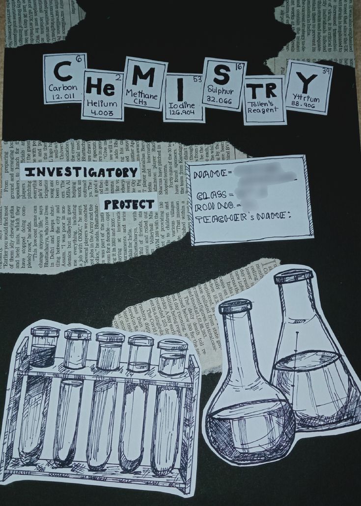 an image of some science related items on top of a book page with the words chemstory