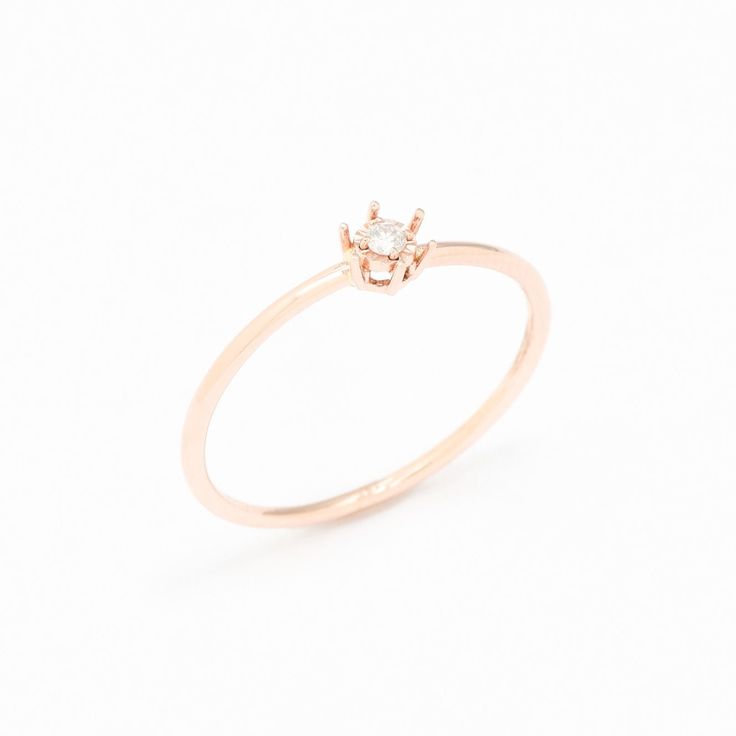 Dainty Diamond Rose Gold Ring set with Natural Diamond, size 2 millimeters diameter, 0.6 Carats.Solid 14k Rose Gold ☞ made to last.Click here for ☞ Solid Gold CollectionDiamond Details:• CERTIFIED Natural Diamond• Weight: 0.6 Carats• Dimensions: 2mm• Color: G• Clarity: I1• Cut: Very GoodSolid Gold Details:• 1 gram of 14k Solid Rose Gold• Dimensions: Band width ≈ 1mm, thickness ≈ 1mm• Lasts a lifetime - Perfect for everyday use (won’t tarnish)!*Final weight & dimensions depending on the chosen ri Real Diamond Ring, Rose Gold Ring Set, Real Diamond Rings, Gold Letter Necklace, Rose Gold Diamond Ring, Gold Ring Sets, Solid Gold Jewelry, Silver Gifts, Gold Diamond Rings