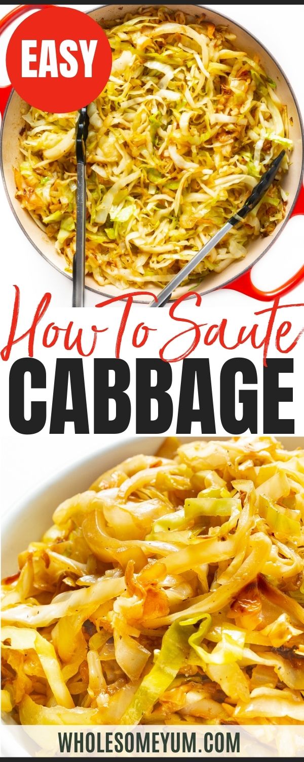 an image of how to cook cabbage in the microwave