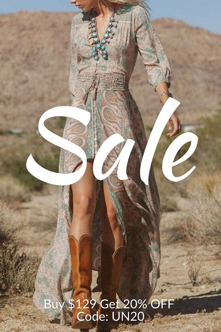 gorgeous women summer outfit🥰 Summer Boho Print Dress, Summer Boho Dress With Boho Print, Spring Boho Print Maxi Dress, Festival Floral Print Boho Dress, Casual Long Boho Dress With Boho Print, Casual Long Boho Print Dress, Summer Boho Dress With Paisley Print And Long Sleeves, Summer Boho Dress With Long Sleeves And Paisley Print, Long Sleeve Boho Dress With Paisley Print For Summer