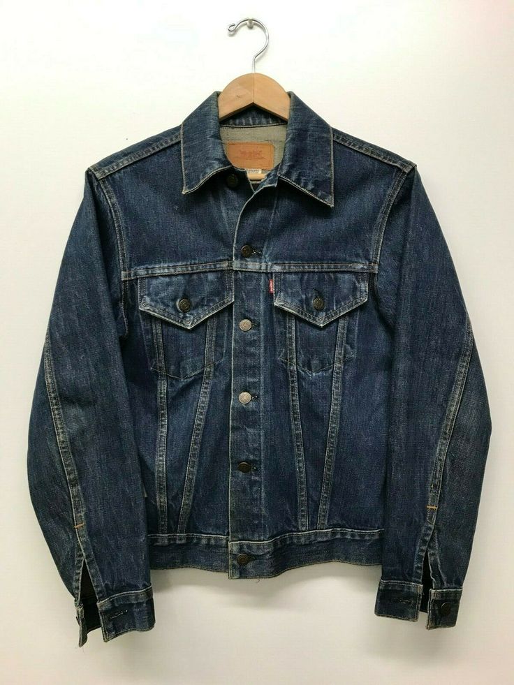 Vintage Levi's 70505 Denim Jacket Size: 38 -You are buying ONE: Vintage Original Levi's 70505 Denim Jacket -Condition: Used  -Size 38 (Shoulder 17", Pit to pit 20", Sleeve 24", Length 24 1/2", Back Length 23") -Made in USA -The Item will be shipped via USPS. -Only ship to the lower 48 states. -No International Shipping. -Please be noted that this jacket is a vintage item and we are selling it as is condition. See the photos carefully as a part of description. Vintage Denim Outerwear With Flap Pockets, Classic Washed Denim Jacket, Spring Denim Outerwear With Selvedge Detail, Spring Selvedge Denim Outerwear, Vintage Single Breasted Denim Jacket For Winter, Vintage Single-breasted Denim Jacket For Winter, Vintage Selvedge Denim Blue Outerwear, Vintage Selvedge Denim Outerwear, Casual Long Sleeve Selvedge Denim Jacket