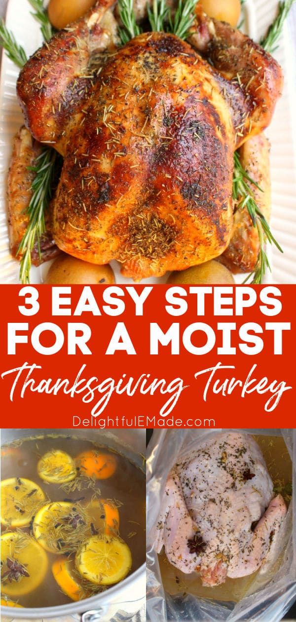 three steps for a most thanksgiving turkey recipe