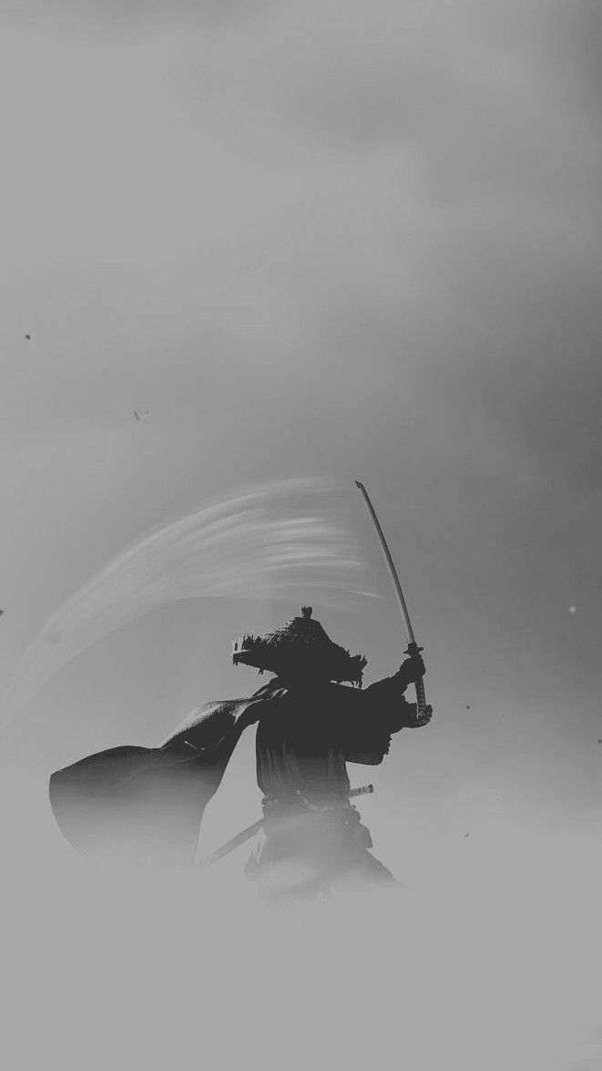 Samoraii Wallpaper, Japanese Wallpaper 4k, Samurai Art Wallpaper, Ronin Wallpaper, Japan Samurai Art, Japanese Warrior Art, Cold Anime, Ghost Of Tsushima Wallpaper, Miyamoto Musashi Art