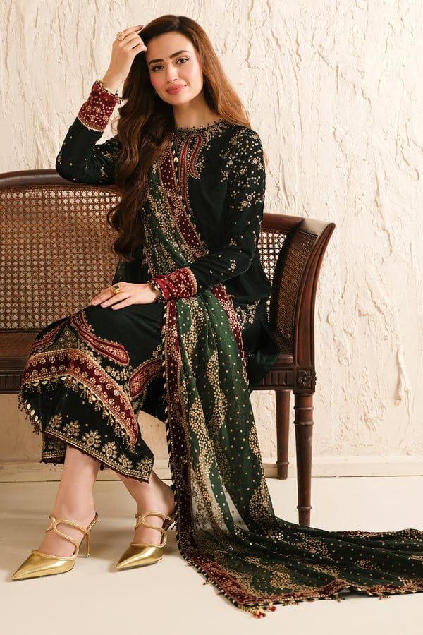 "Explore our stunning collection of Pakistani and Indian wedding dresses and formals. Featuring our Desi Designersjorray  Nikkah Garara, Shalwar Kameez, Anarkali Suits, Sharara Suits, Gharara Suits, Lehenga Choli, Long Gowns and Designer Sarees. Shop online for the latest Pakistani and Indian bridal wear, perfect for your special day. Get ready to shine in our elegant and affordable dresses, designed to make you look Fabulous. Whether you're in the UK or USA, our Pakistani and Indian wedding dre Nikkah Shalwar Kameez, Semi-stitched Sharara With Intricate Embroidery For Eid, Anarkali Style Semi-stitched Sharara With Dupatta, Festive Semi-stitched Embroidered Sharara, Semi-stitched Embroidered Sharara For Festive Season, Anarkali Traditional Wear With Intricate Embroidery In Nida, Eid Floor-length Embellished Salwar Kameez, Traditional Floor-length Unstitched Suit With Dupatta, Unstitched Dabka Lehenga For Traditional Ceremonies