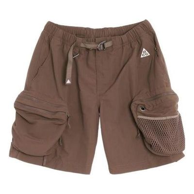 Nike ACG Snowgrass Cargo Shorts 'Brown' DN3945-220 Nike Bottoms With Built-in Shorts For Outdoor Activities, Brown Utility Pants For Outdoor Activities, Outdoor Khaki Shorts With Patch Pockets, Brown Utility Bottoms For Outdoor Activities, Utility Style Brown Bottoms For Outdoor Activities, Brown Pants With Side Pockets For Outdoor Activities, Brown Outdoor Bottoms With Patch Pockets, Brown Bottoms With Belt Loops For Outdoor, Brown Bottoms With Patch Pockets For Summer