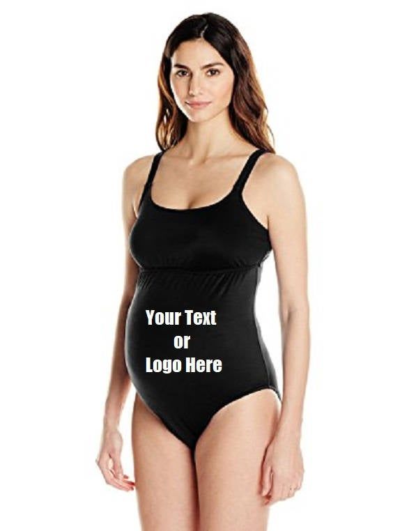 DG Custom Graphics is your premier site for custom designed apparel. We can design your Women's Maternity One Piece Swimsuit with your custom artwork, text or logo. Forward your artwork with one color. If additional colors are needed we can provide a custom quote. Forward us the following info. 1.Pick One Color (Choices: Blue, Black, White, Red) Additional colors available upon request and with a surcharge. 2.Upload Artwork to us. Include your invoice #. 3. Specify where you want the artwork to Maternity One Piece Swimsuit, Maternity One Piece, Cotton Nightwear, One Piece Swimsuits, Nightgowns For Women, Womens Maternity, Custom Graphics, Black White Red, Custom Artwork