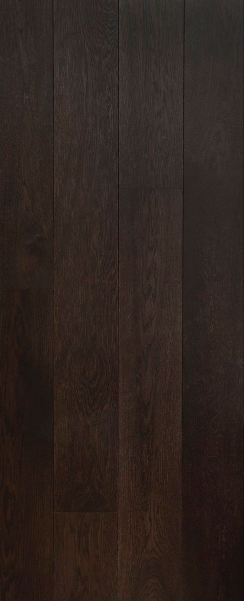 a black door with wood paneling on the side and bottom part in dark brown