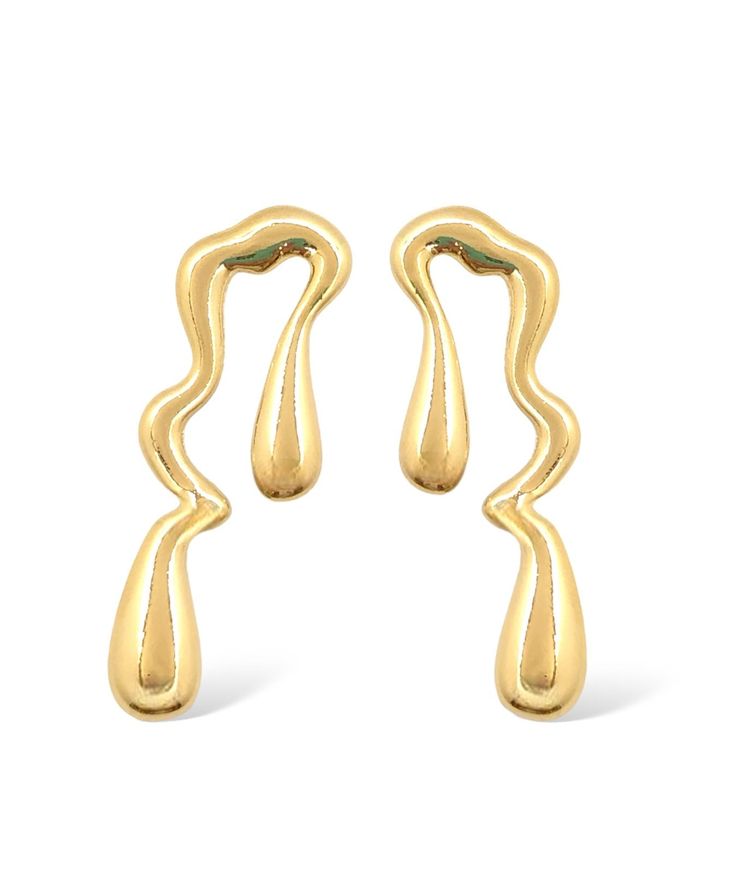 These elegant Roots Earrings feature a luxurious 18k gold or white rhodium plating. Expertly crafted with quality materials, they offer a sophisticated touch to any outfit. Perfect for any occasion, elevate your style with these stunning earrings. Stunning Earrings, Elevate Your Style, Earring Necklace, Ring Necklace, Ring Sets, Citrine, Your Style, Gold Earrings, Silver Gold