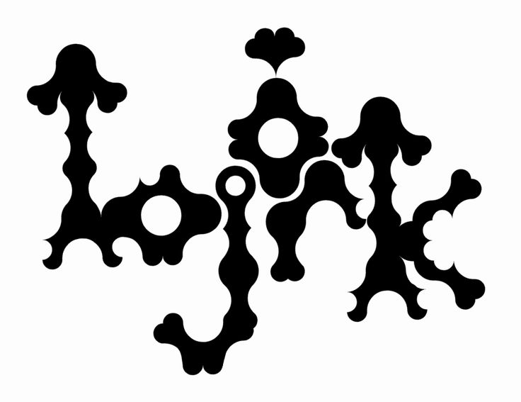 a black and white image of an abstract design