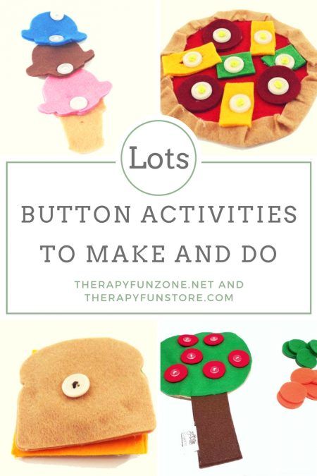 lots of button activities to make and do