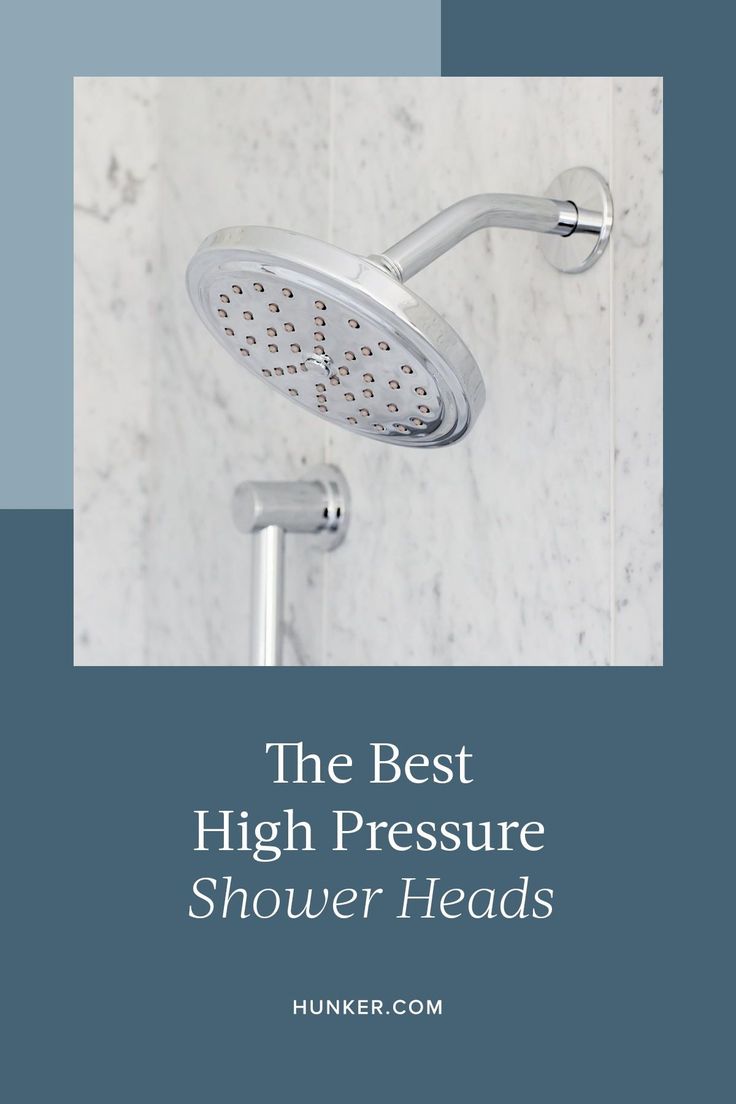 the best high pressure shower heads