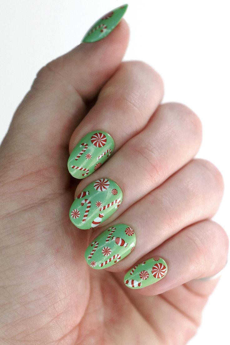 ✨Get into the Festive Spirit with Candy Cane Nail Decals✨ Get ready for the holiday season with our Candy Cane Waterslide Nail Decals! These high-quality decals are perfect for adding some festive cheer to your nails. The candy cane design is classic and timeless, making it a perfect choice for Christmas. ❤️Easy to Apply and Long-Lasting Our Candy Cane Waterslide Nail Decals are easy to apply and long-lasting. Simply cut out the design you want to use, soak it in water, and then slide it onto yo White Holiday Nails, Candy Cane Nail, Christmas Nail Designs Easy, Nail Tattoos, Christmas Nail Ideas, Santa Nails, Nail Decals Diy, Tattoo Sheet, Themed Nails